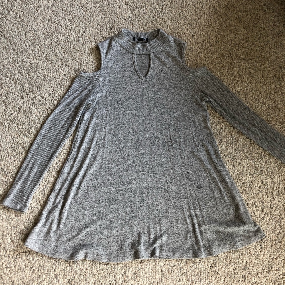 A. Byer long sleeve, cold shoulder top